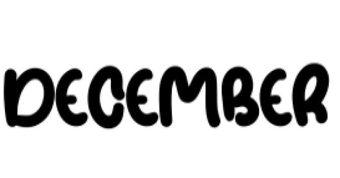 December Font Preview