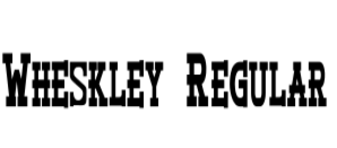 Wheskley Font Preview