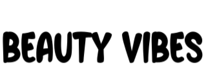 Beauty Vibes Font Preview