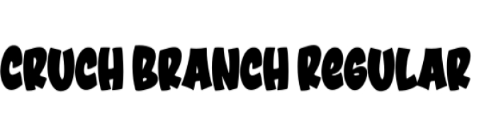 Cruch Branch Font Preview