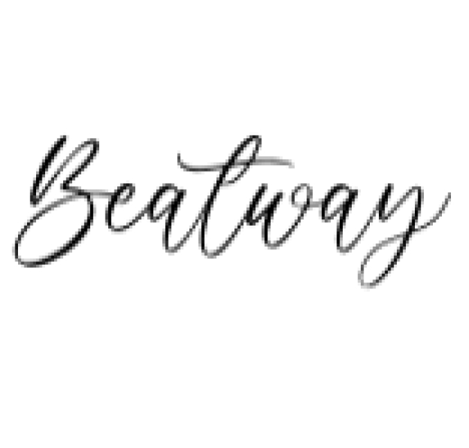 Beatway Font Preview
