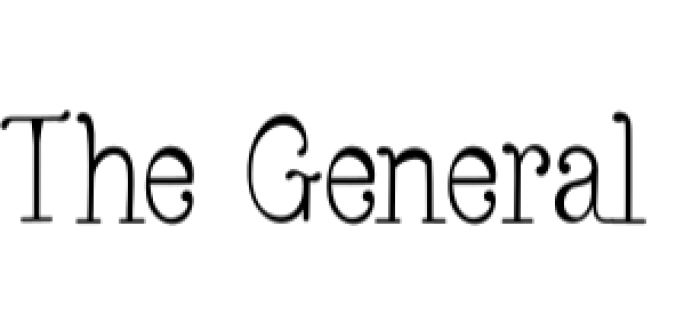 The General Font Preview