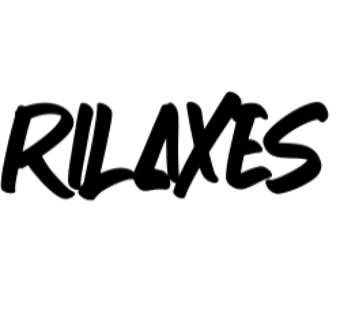 Rilaxes Font Preview