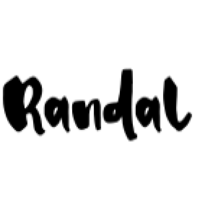 Randal Font Preview