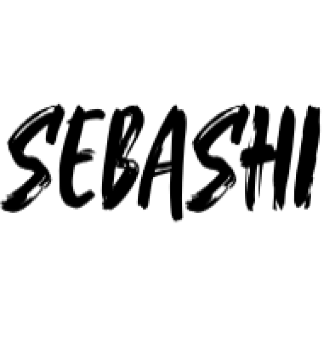 Sebashi Font Preview