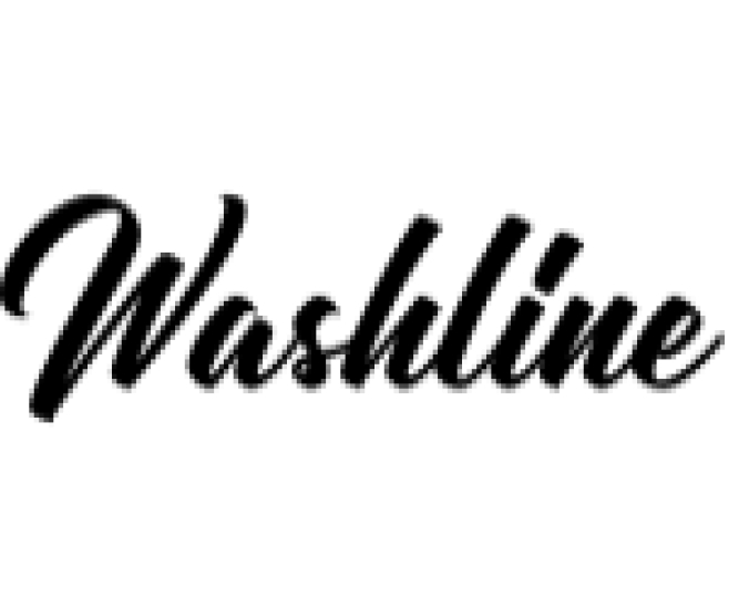 Washline Font Preview