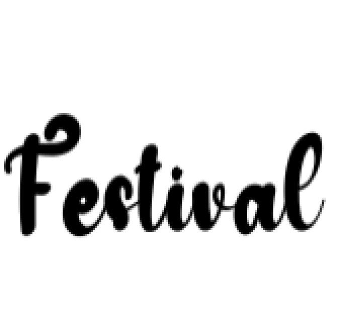 Festival Font Preview