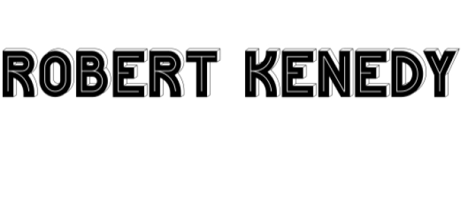 Robert Kenedy Font Preview