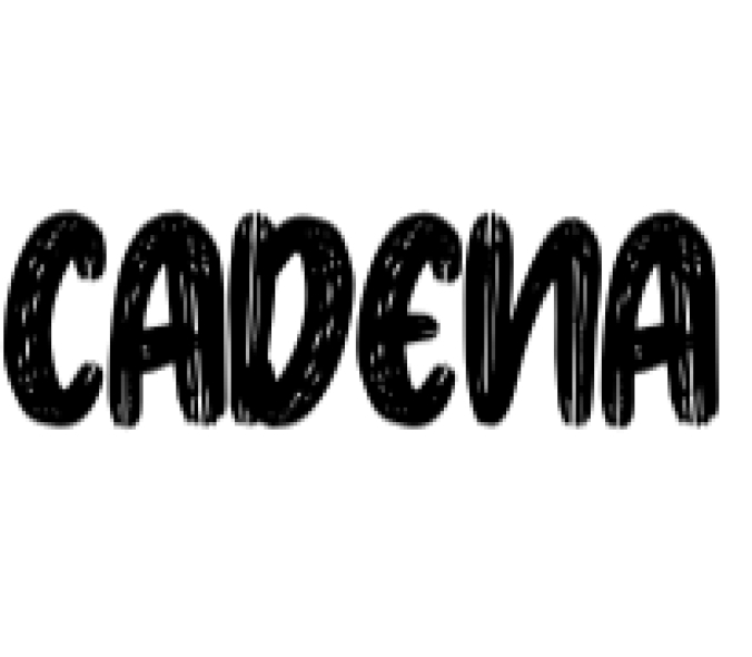 Cadena Font Preview