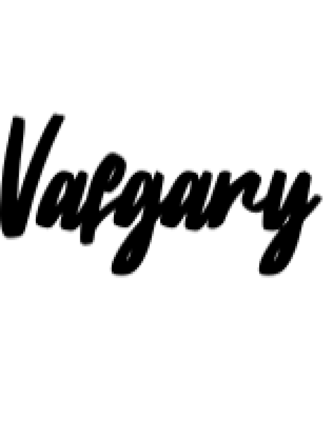 Vafgary Font Preview