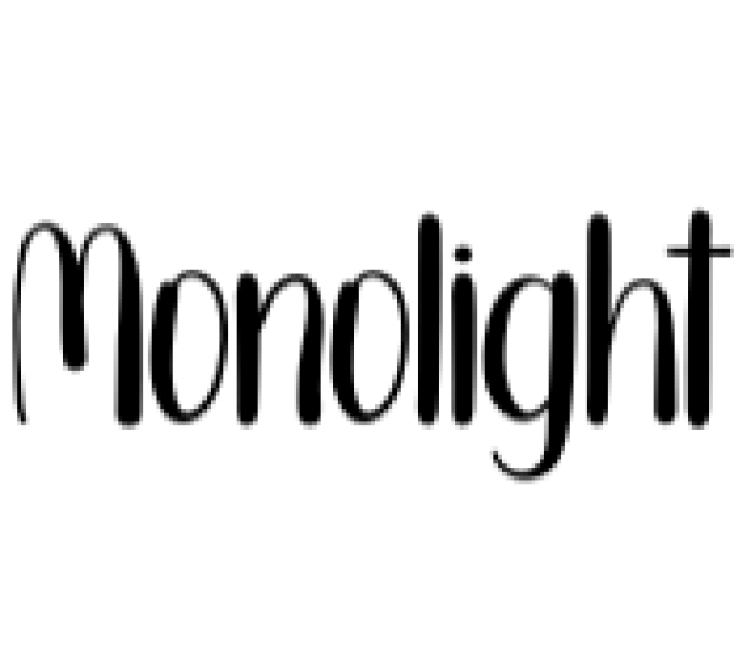 Monolight Font Preview