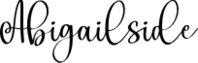 Abigailside Font Preview