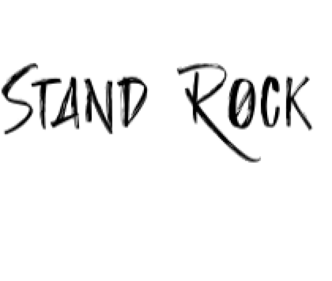 Stand Rock Font Preview
