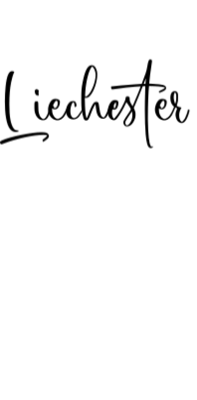 Liechester Font Preview