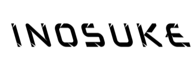 Inosuke Font Preview
