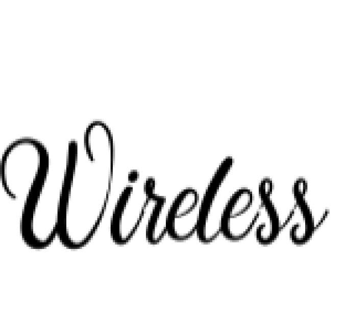 Wireless Font Preview