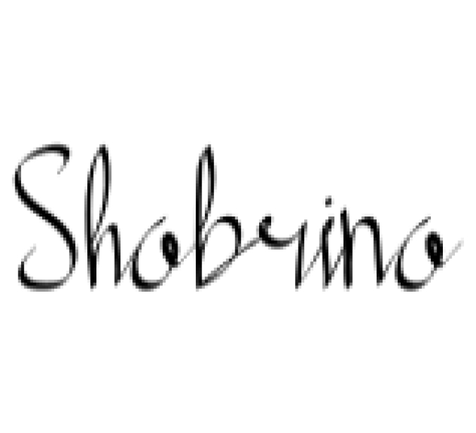 Shabrina Font Preview