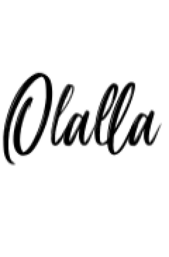 Olalla Font Preview