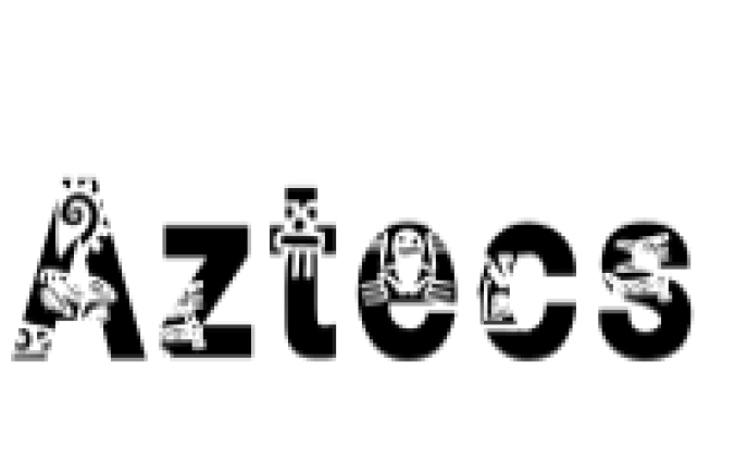 Aztecs Font Preview