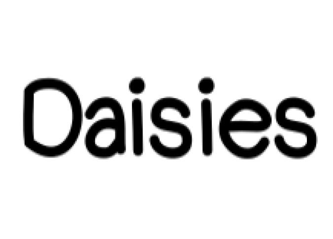 Daisies Font Preview