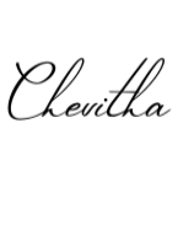 Chevitha Font Preview