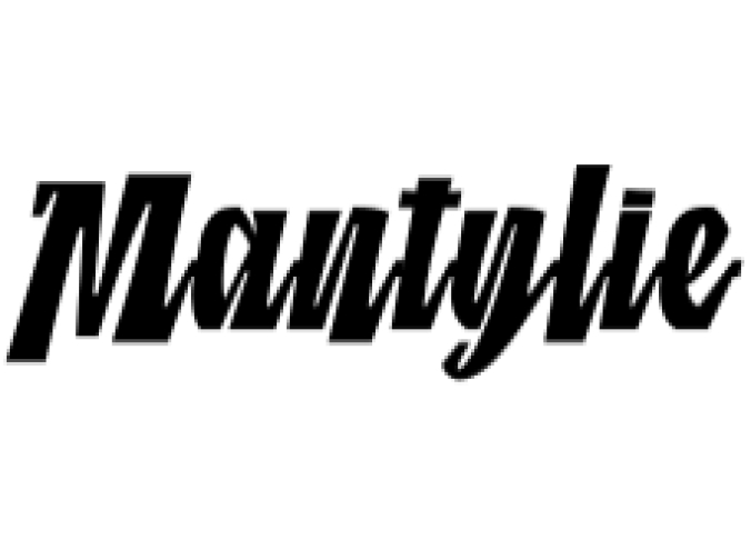 Mantylie Font Preview