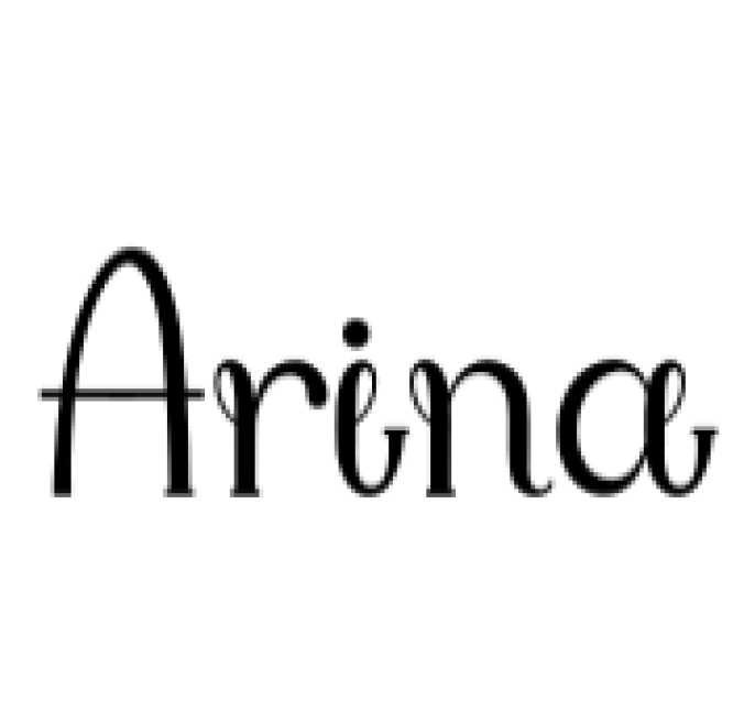 Arina Font Preview