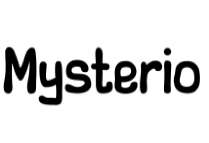 Mysterio Font Preview