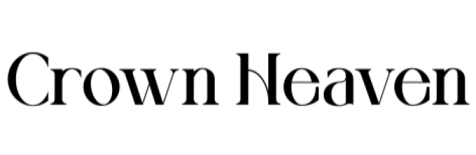 Crown Heaven Font Preview