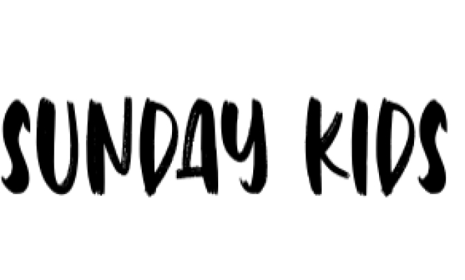 Sunday Kids Font Preview