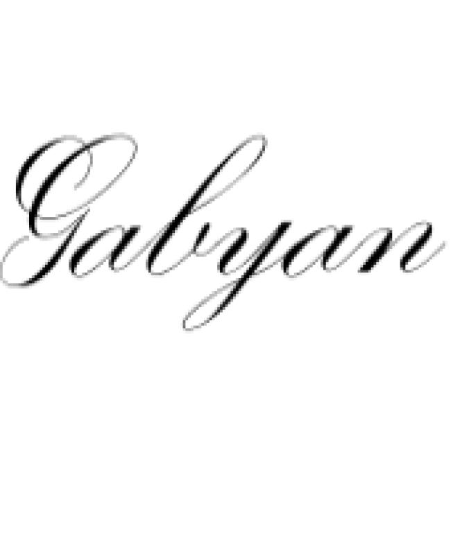 Gabyan Font Preview