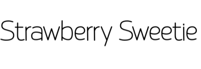 Strawberry Sweetie Font Preview