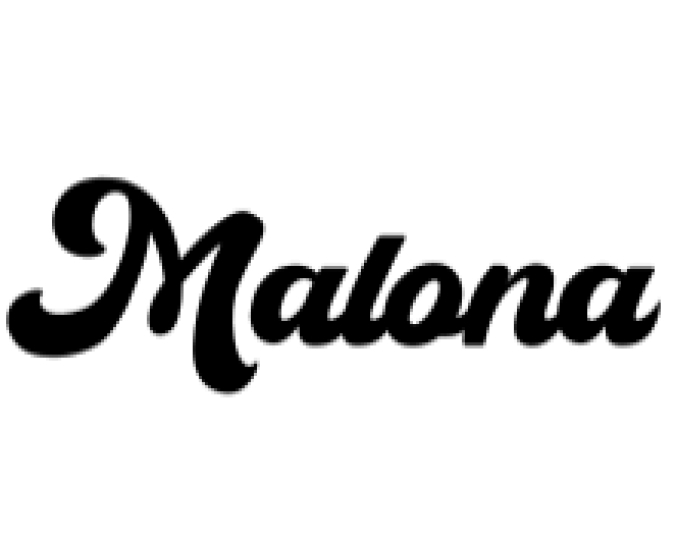 Malona Font Preview