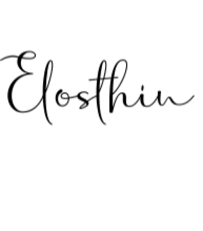 Elosthin Font Preview