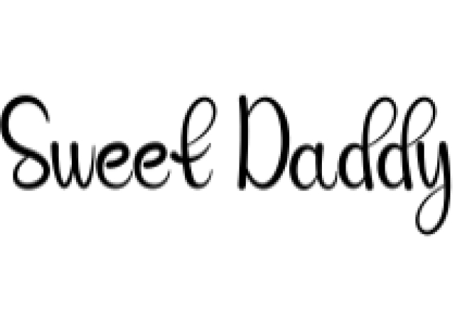 Sweet Daddy Font Preview
