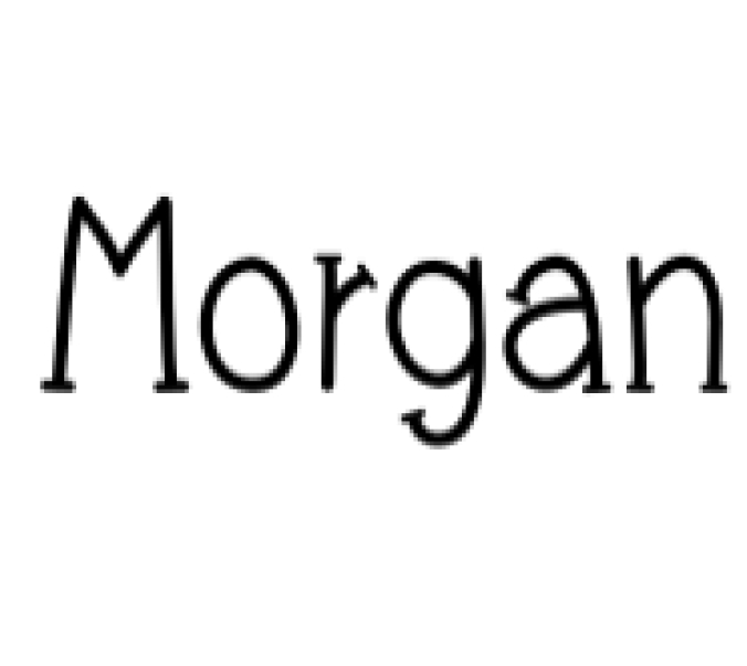 Morgan Font Preview
