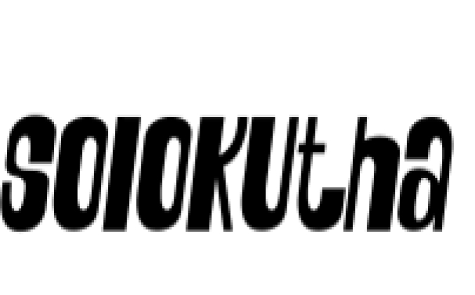 Solokutha Font Preview