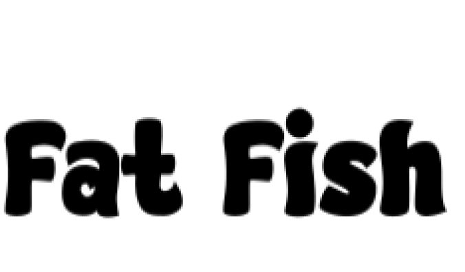 Fat Fish - Ocean Gaming Font Preview