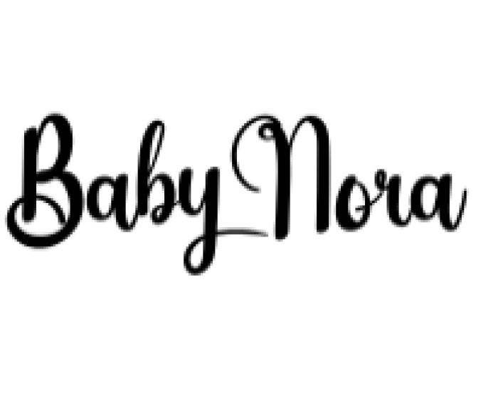 Baby Nora Font Preview