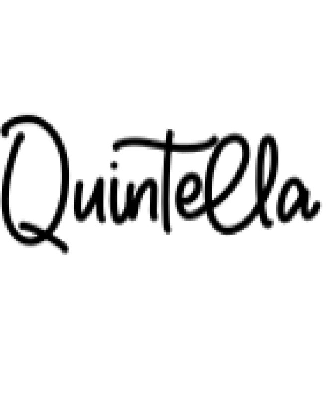 Quintella Font Preview