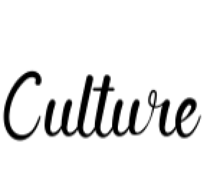Culture Font Preview