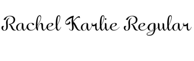 Rachel Karlie Font Preview