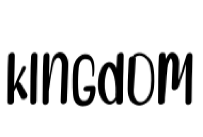 Kingdom Font Preview