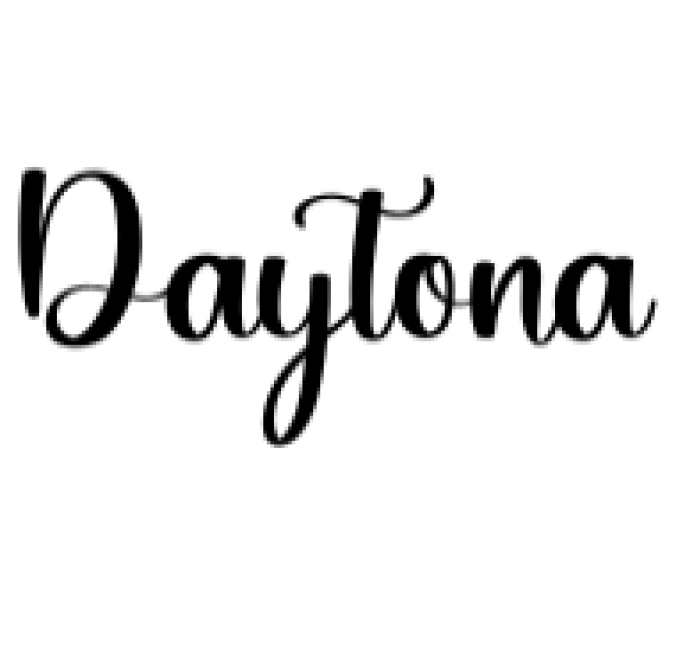 Daytona Font Preview
