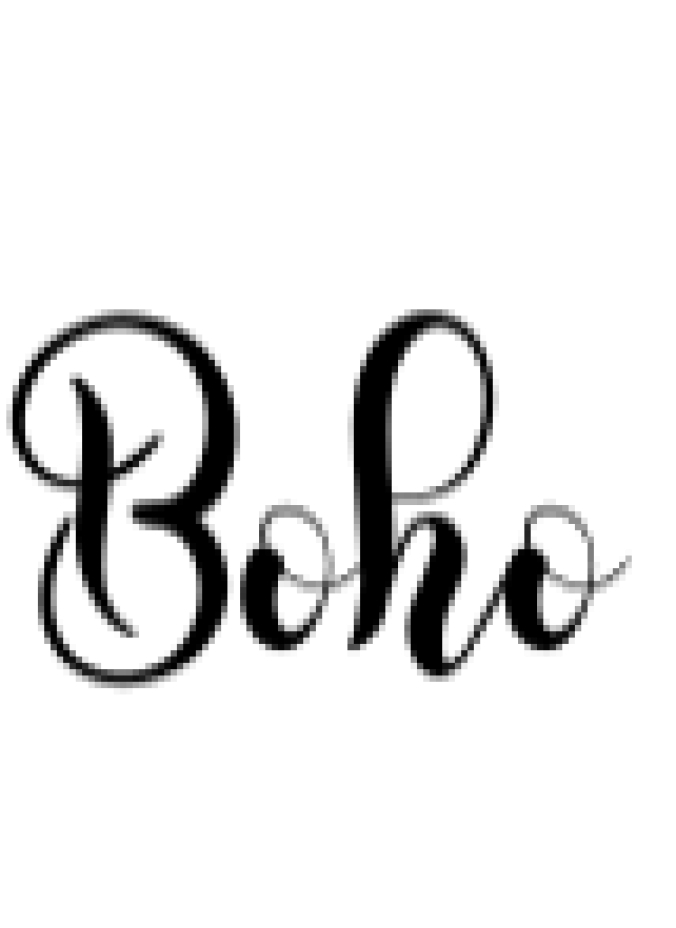 Boho Font Preview