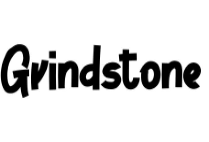 Grindstone Font Preview
