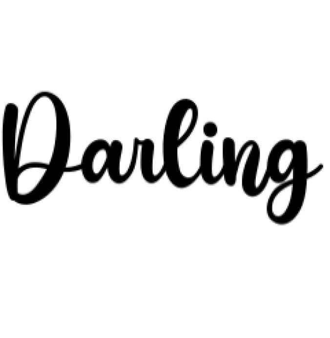 Darling Font Preview