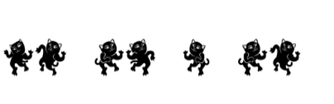 Dancing Cat Font Preview