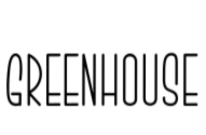 Greenhouse Font Preview