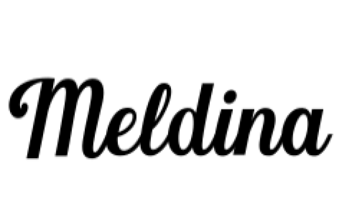 Meldina Font Preview